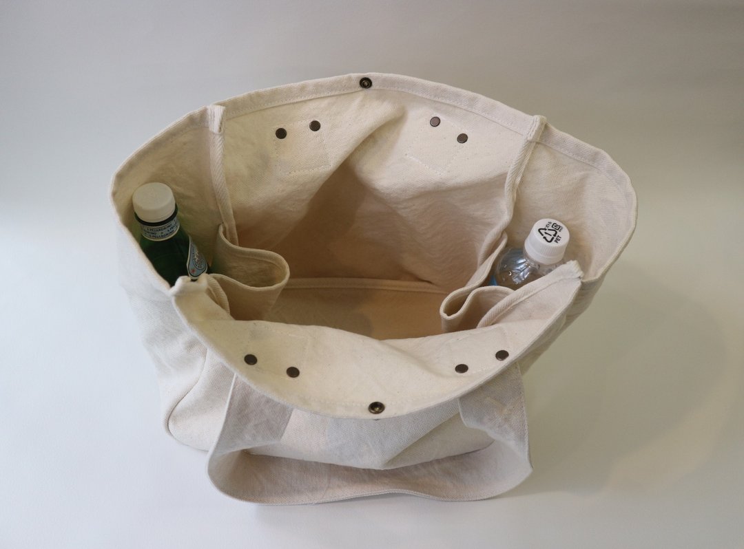 Work Tote Bag L [Wakakusa] (VC-3L) - 手提包/手提袋 - 棉．麻 绿色