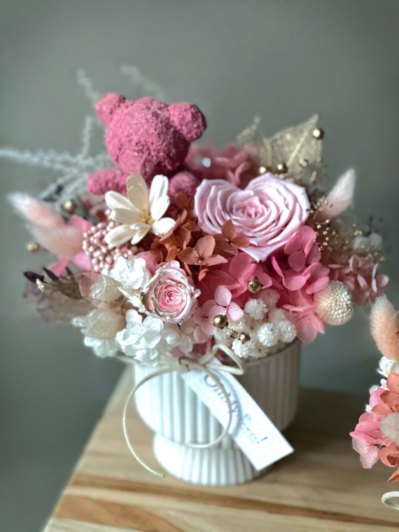 玫瑰之心 永生花系列 暖心粉 - 干燥花/捧花 - 植物．花 多色