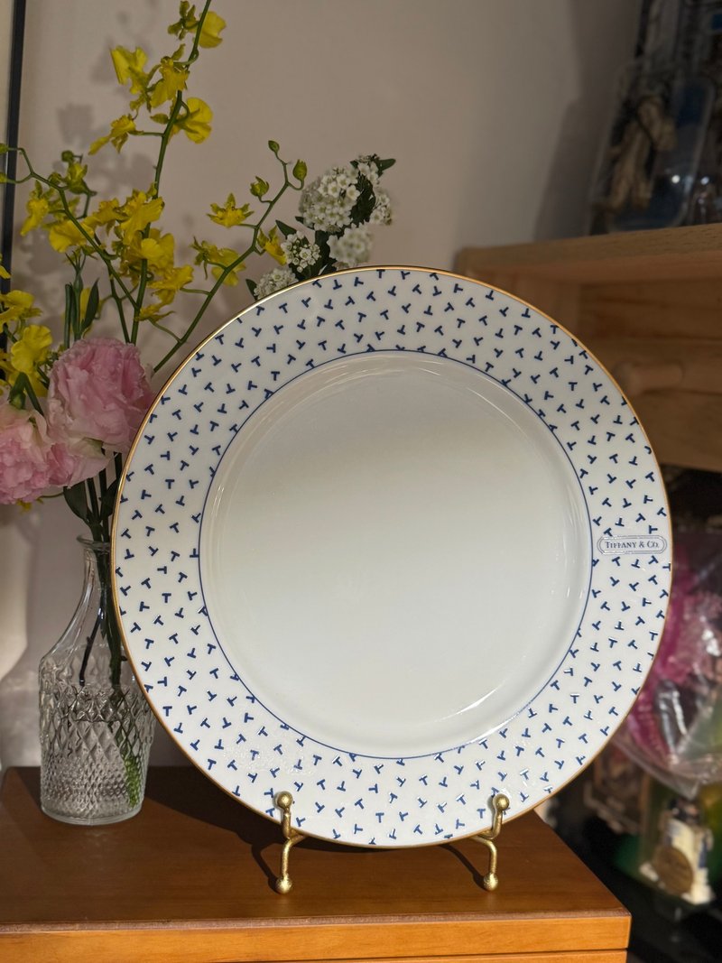 古董餐具 Tiffany & Co. 餐碟 家具摆设 礼物 - 摆饰 - 瓷 蓝色