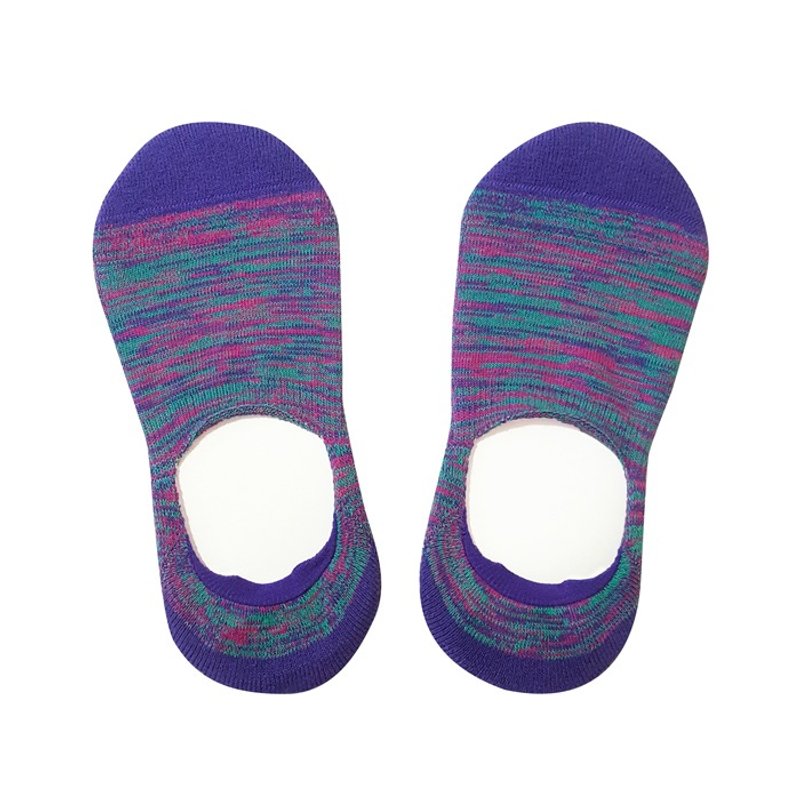 台湾宝石【 电气石 】闪亮如星气垫隐形袜 - 袜子 - 棉．麻 多色