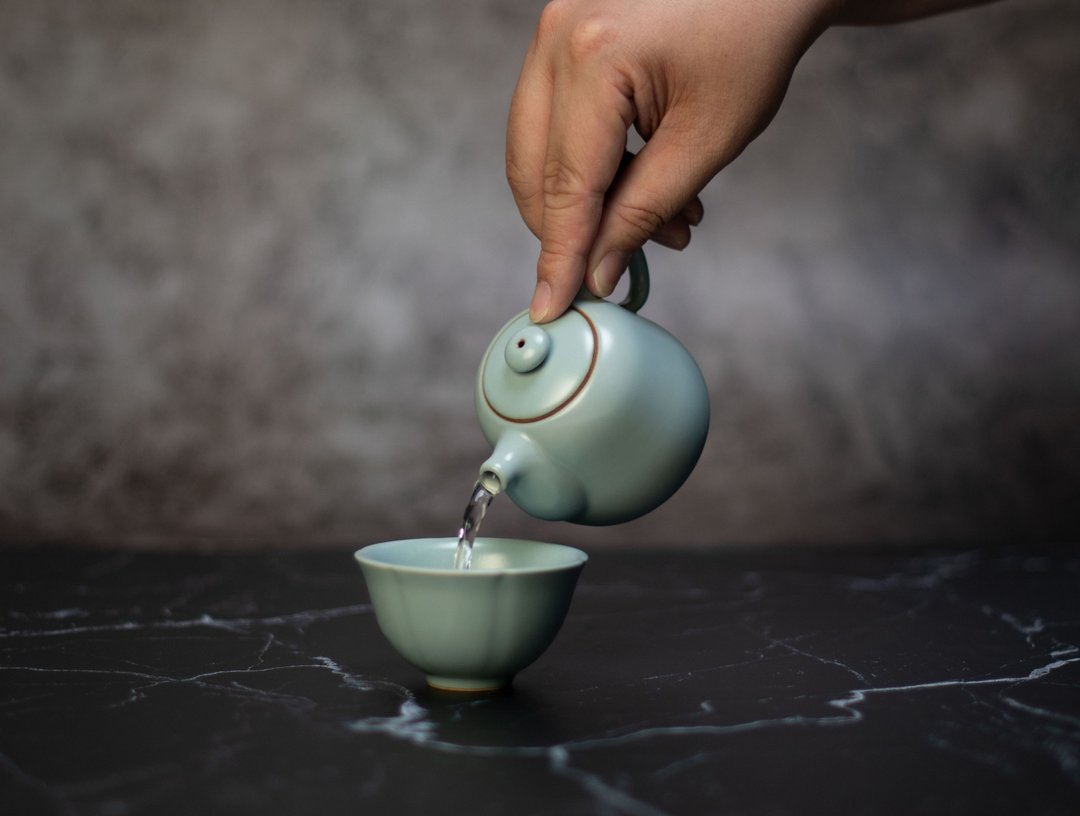 陶作坊│怀汝满足壶(不含杯)_粉青 - 茶具/茶杯 - 陶 透明
