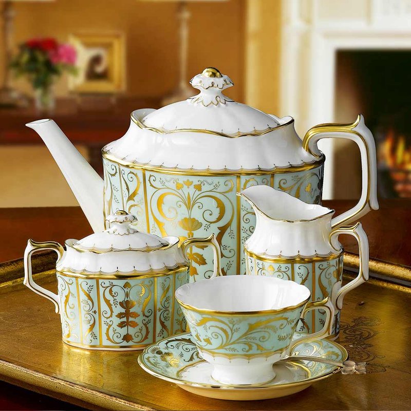 达利庄园系列-1650ml壶-原装彩盒 - 咖啡壶/周边 - 瓷 绿色