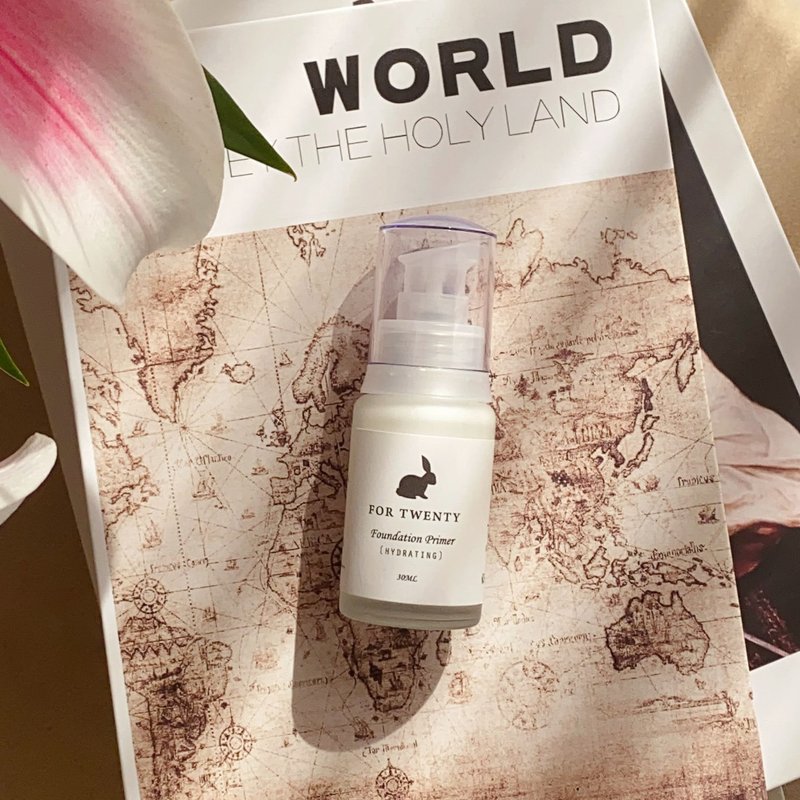 【玻尿酸妆前隔离乳】物理性防晒配方 妆前乳 日用乳无色全肌适用 - 底妆 - 玻璃 白色