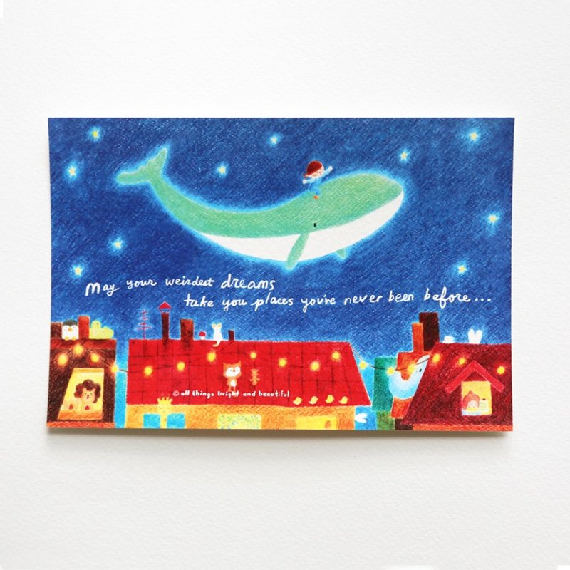 古怪的梦 明信片 - 卡片/明信片 - 纸 多色