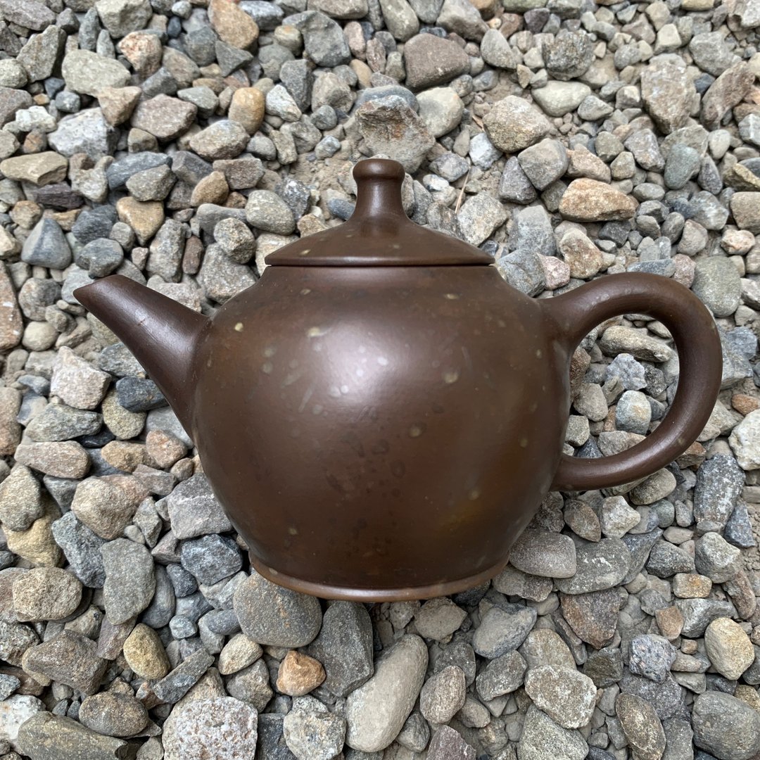 台湾【紫砂】名古屋紫砂手拉坯雪花壶5 - 茶具/茶杯 - 陶 咖啡色