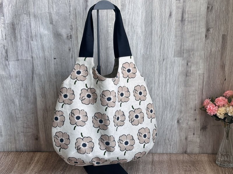 柔雾花园 柔软水滴包 肩背 大容量 布包 - 手提包/手提袋 - 棉．麻 多色