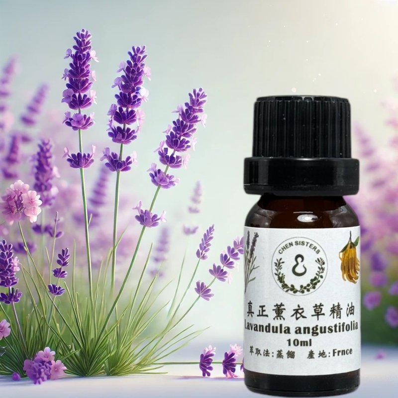 100%纯天然薰衣草 舒缓放松  天然纯正香氛之选 赠玫瑰扩香石 - 香薰/精油/线香 - 精油 白色