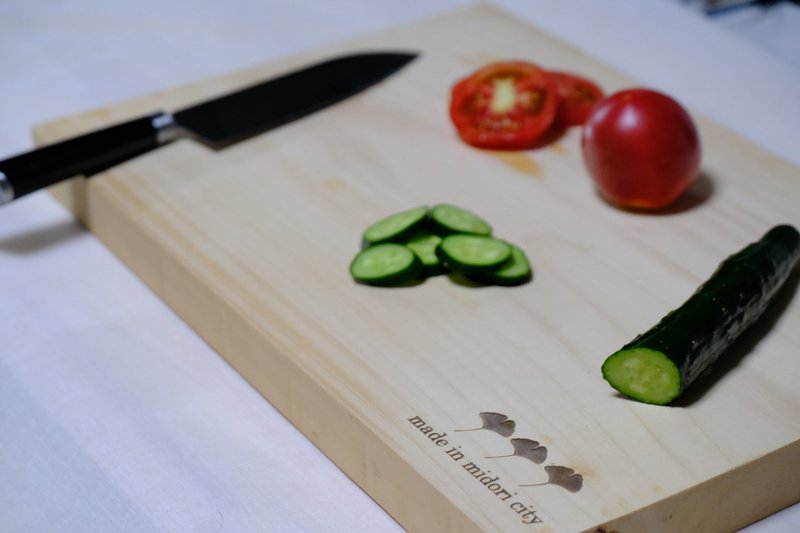 银杏木大型砧板 - 托盘/砧板 - 木头 咖啡色