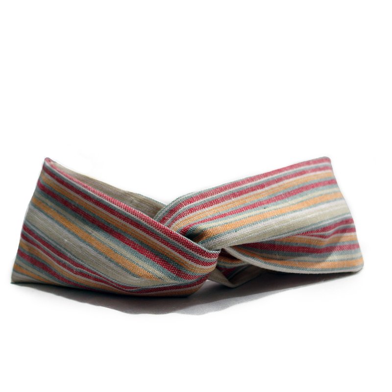 一个人的旅行◎发带◎MIX - 发饰 - 棉．麻 红色