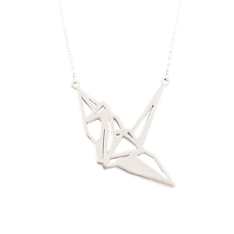 折纸系列-贺贺!!纯银项链 - 项链 - 其他金属 