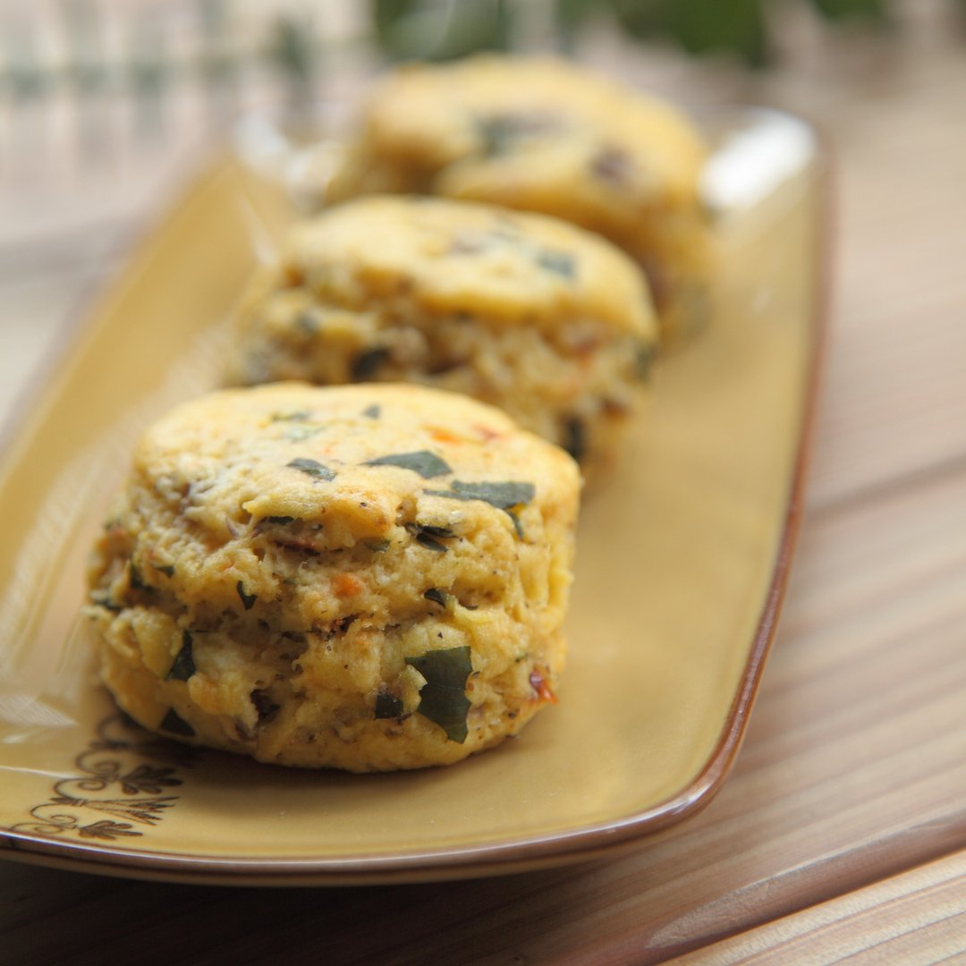 田园菇菇司康 ⊛ handmade｜vegan - 面包/吐司 - 新鲜食材 黄色