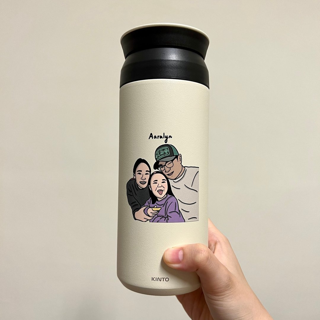 【定制保温瓶】日本KINTO随行/提式轻巧保温瓶、500ml - 保温瓶/保温杯 - 其他材质 白色