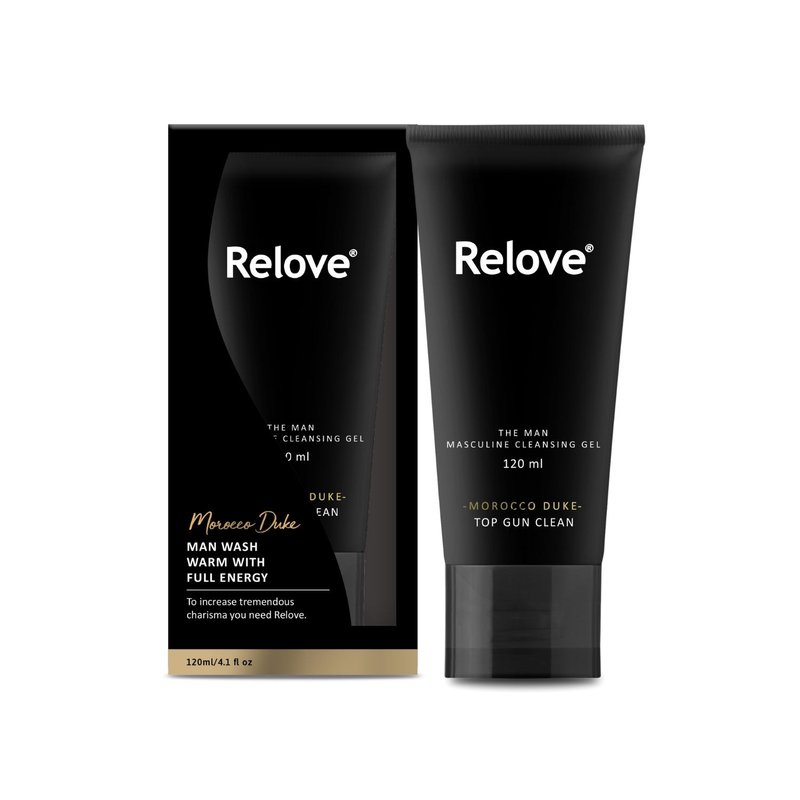 台湾 RELOVE 男性专用私密洁净凝露 – 摩洛哥公爵 (温感) 120ml - 男性清洁护肤品 - 其他材质 