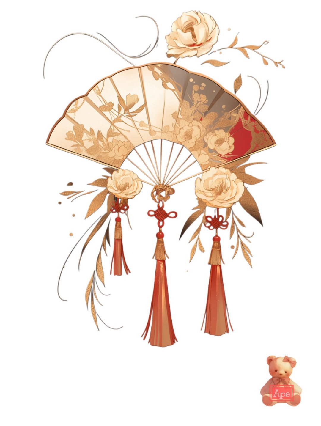 原创人物贴纸 装饰贴纸 一组内含5张 - 贴纸 - 纸 