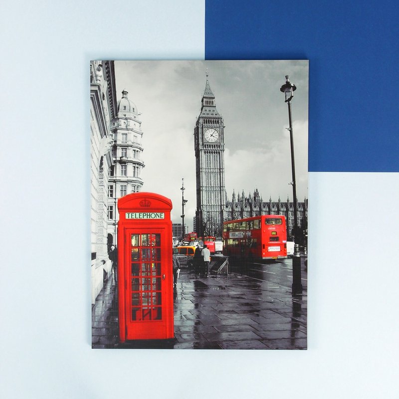 HomePlus 英伦无框画 大笨钟 40x30cm 室内设计 布置 创意 小物 杂货 家居 装潢 饰品 装饰 - 海报/装饰画/版画 - 木头 黄色