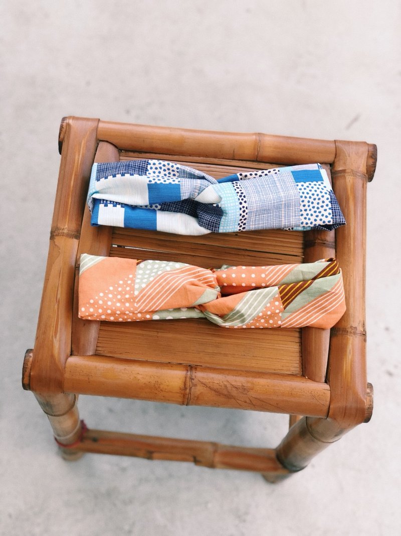 手作交叉发带 /  几何图形 两色 - 发饰 - 棉．麻 多色