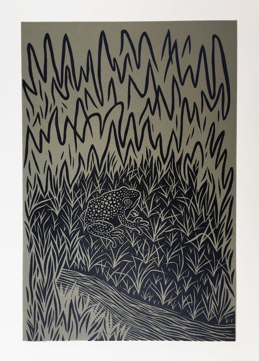 【 小憩 】 版画 海报 - 卡片/明信片 - 纸 多色