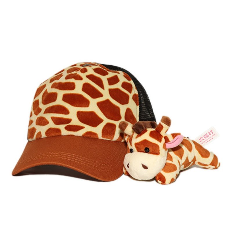 六福村x六福庄 长颈鹿棒球帽 官方直营 - 帽子 - 其他材质 多色