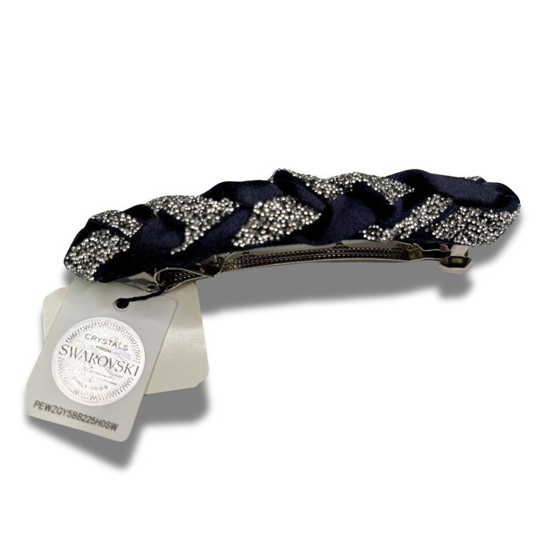 COMPLEX BIZ 弹簧夹系列 双色缎带 麻花 - 发饰 - 其他材质 多色