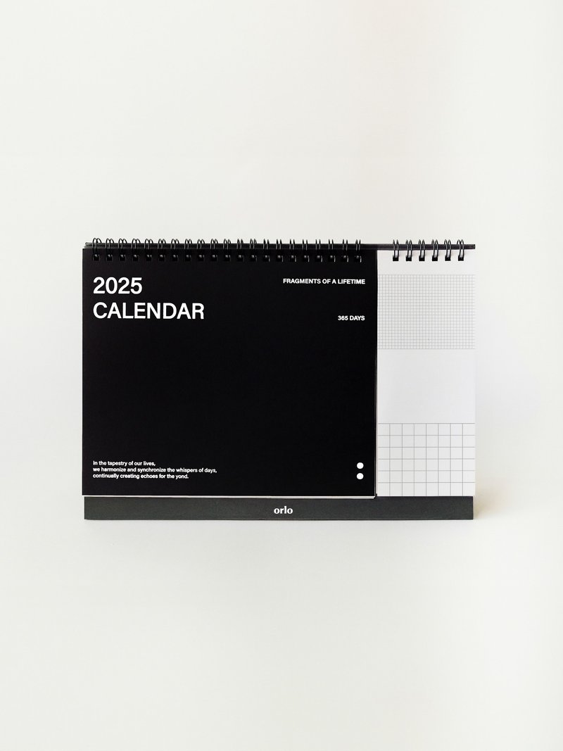 2025 desk calendar - 年历/台历 - 纸 黑色