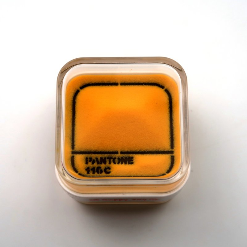 【圣诞节快速出货】色票限定礼品PANTONE116黄色/双面沙漏 - 摆饰 - 压克力 黄色