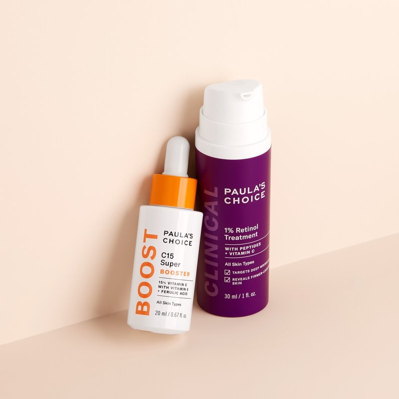 【宝拉珍选】C15缩时亮白抗氧精萃+1%A醇逆龄精华乳 - 乳液 - 其他材质 橘色