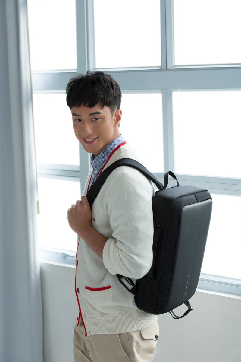 XD Design Bobby Bizz 双重防盗公文袋背包 - 后背包/双肩包 - 其他人造纤维 黑色