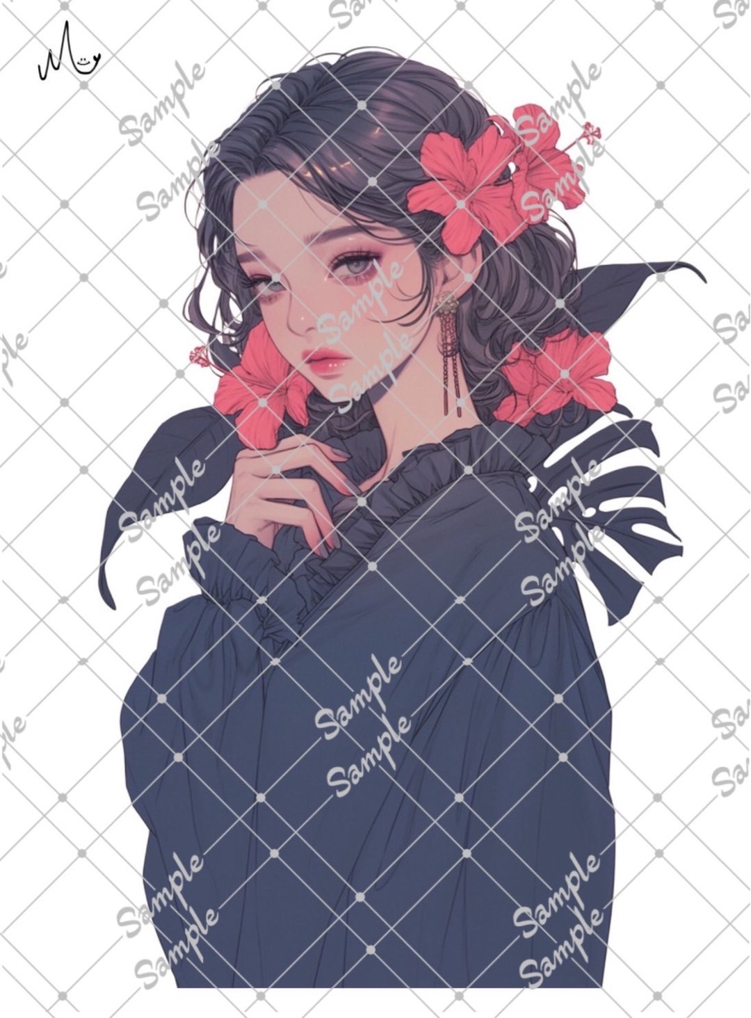 原创人物贴纸 8月新款 - 贴纸 - 纸 