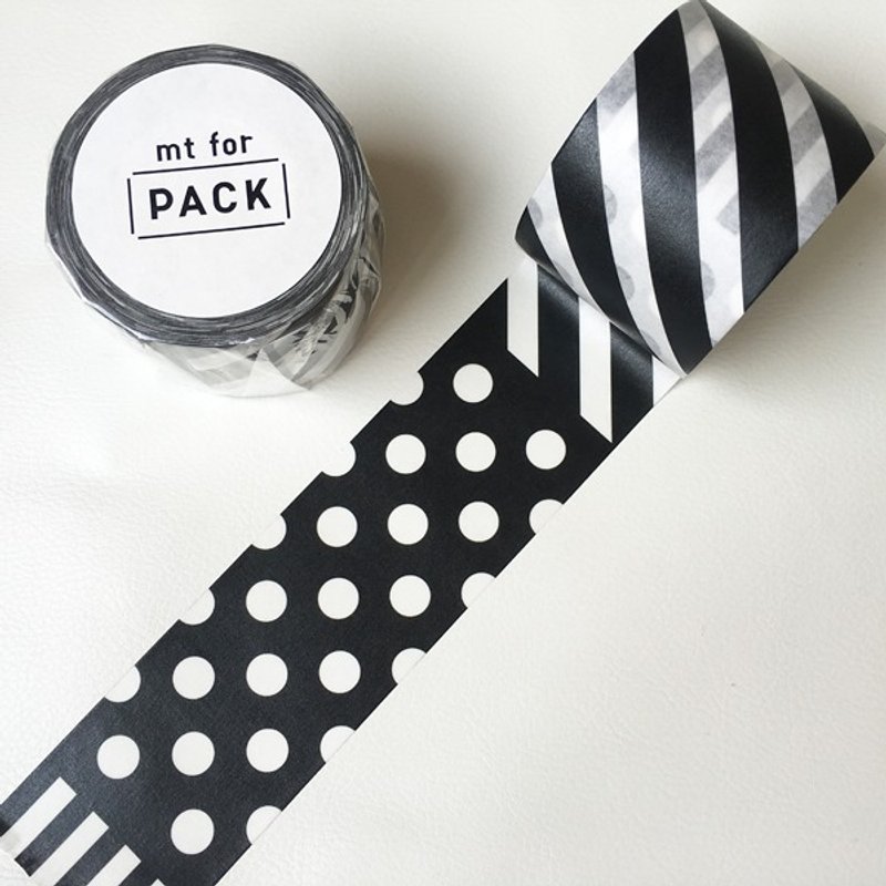 mt 和纸胶带 Pack系列【黑白花样 (MTPACK01)】2016Summer - 纸胶带 - 纸 黑色