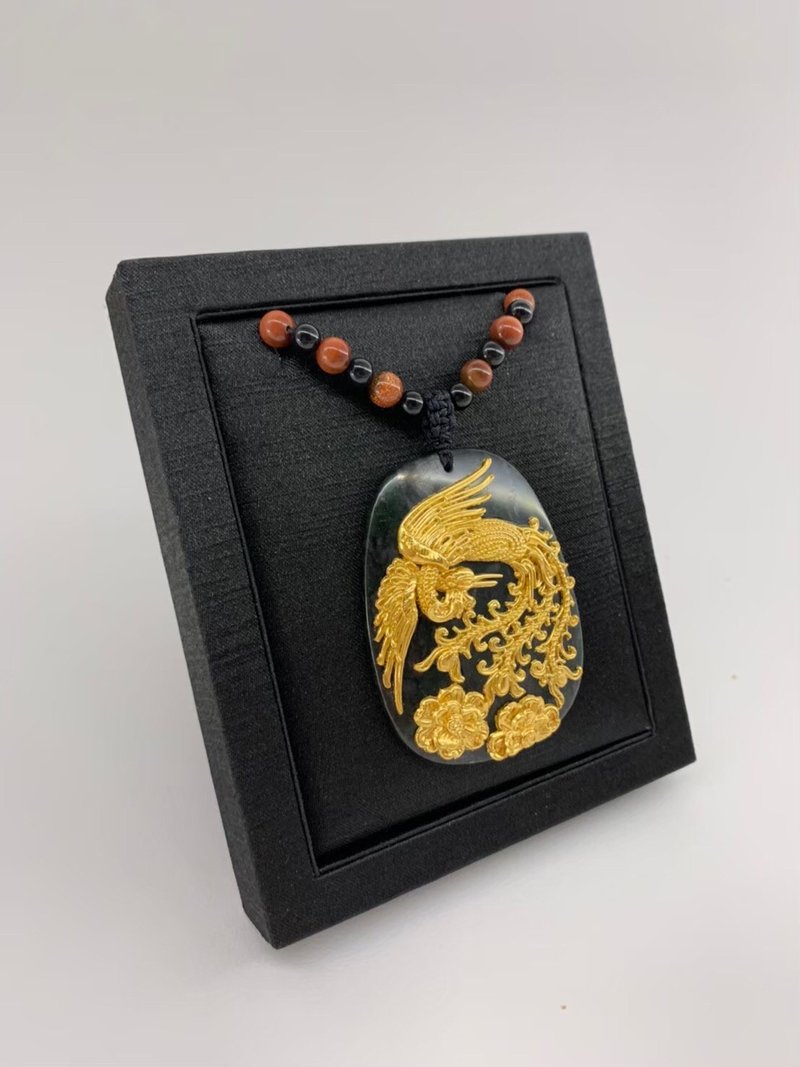 晨墨饰金系列-凤腾 项链 坠子 - 项链 - 玉石 