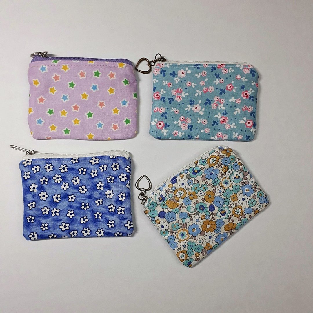 超小型拉链袋 零钱袋 USB 包 - 零钱包 - 棉 多色