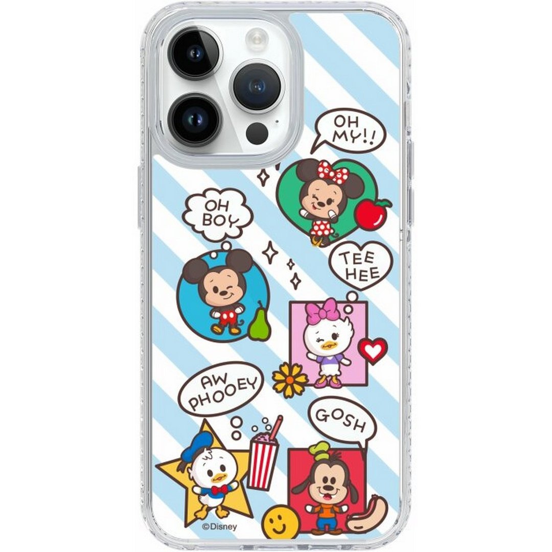 迪士尼米奇和朋友们 iPhone16 SamsungS25气垫标准防摔镜面手机壳 - 手机壳/手机套 - 塑料 多色