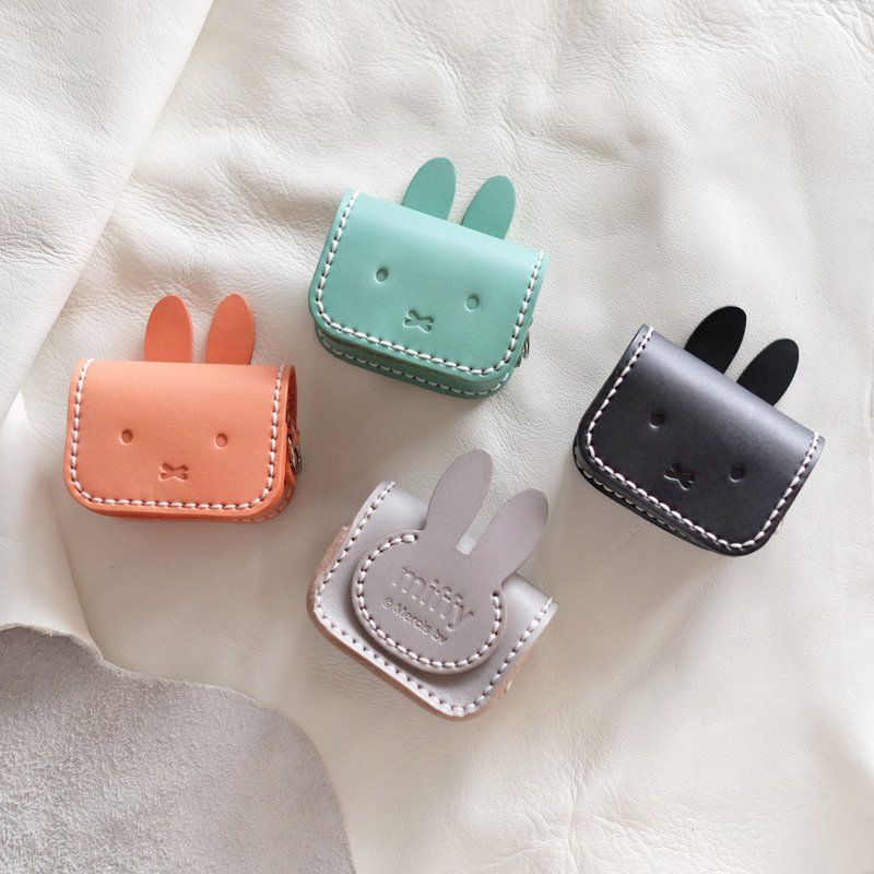 Miffy X The Lederer AirPods Pro 保护套 手缝皮革材料包 BS162 - 皮件 - 真皮 黑色