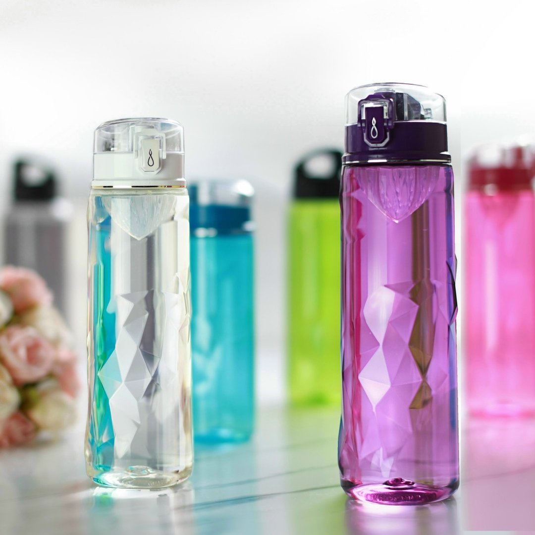 LUDAVI钻石水瓶 - 700ml - 极致始终源自于爱 - 水瓶/水壶 - 塑料 