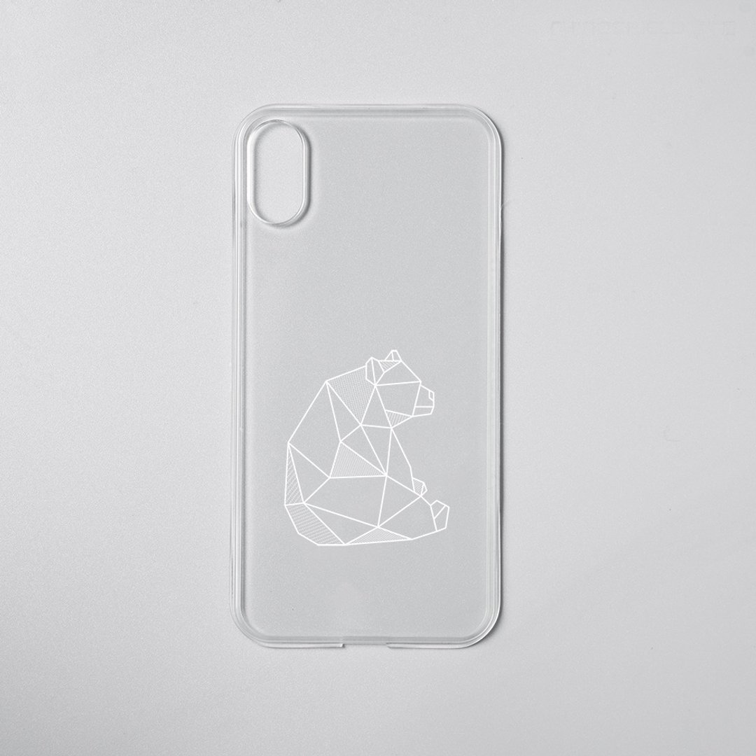 Mod NX单买专用背板/几何-熊 for iPhone系列 - 手机配件 - 塑料 透明