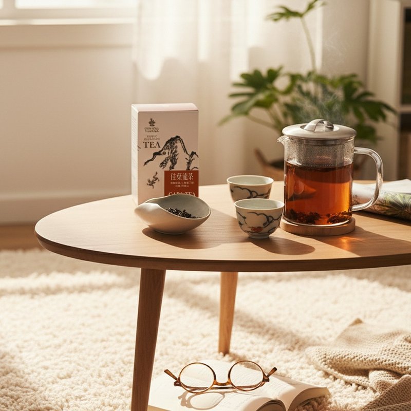 佳叶龙茶-台湾阿里山手采GABA乌龙 - 茶 - 纸 白色