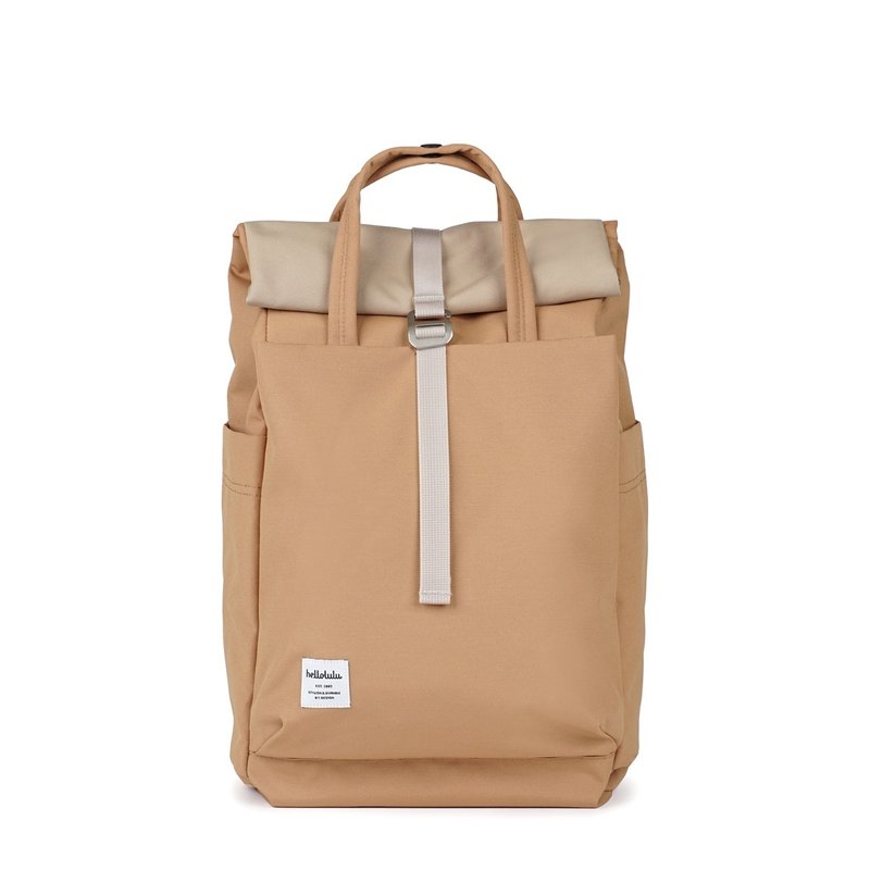 【新色】大容量卷顶书包 KACY 日常随身背包 (雾卡其/焦糖) - 后背包/双肩包 - 环保材料 多色