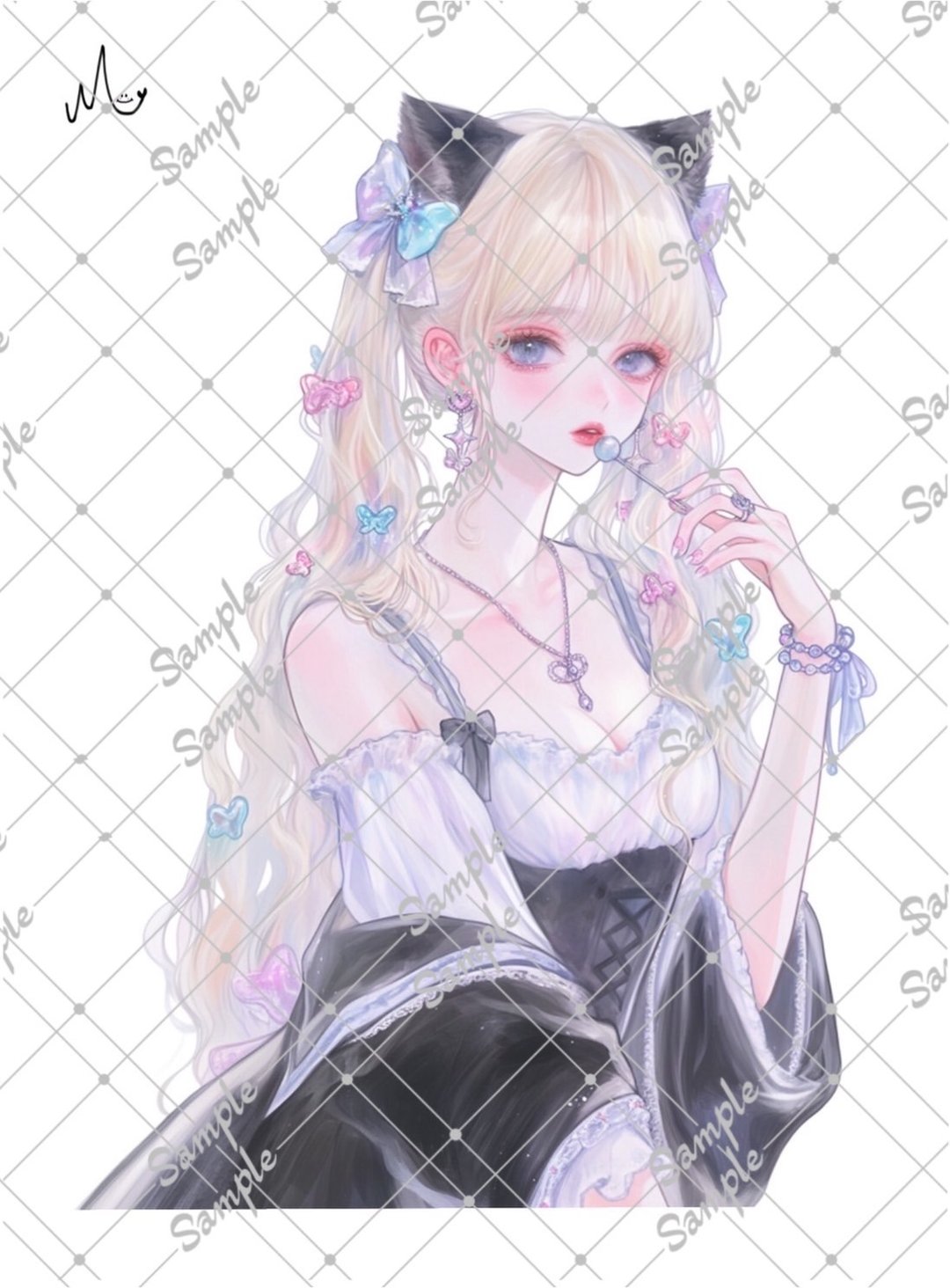 原创人物贴纸 8月新款 - 贴纸 - 纸 