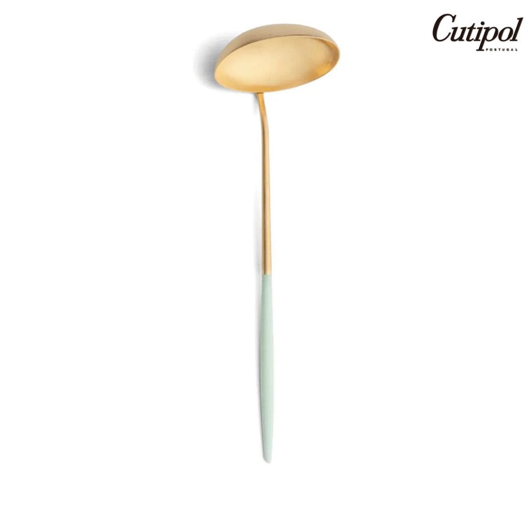 葡萄牙 Cutipol GOA系列青玉金 29.5cm大汤勺 - 餐刀/叉/匙组合 - 不锈钢 粉红色