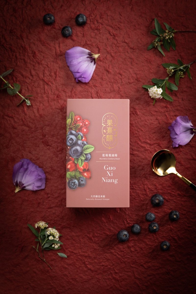 纯古法酿造果醋-蓝莓蔓越莓 送礼推荐 - 醋/水果醋 - 纸 