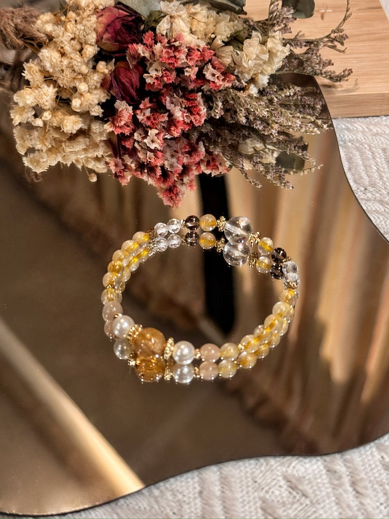 日日时光 / 母亲节限量礼盒 / 朝 / 晨曦茉莉 - 手链/手环 - 宝石 多色