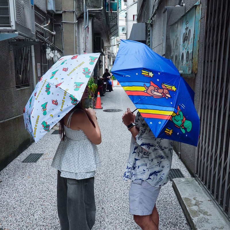 JOGUMAN-自动折叠伞(超人出动款&超人乱花款) - 雨伞/雨衣 - 其他金属 