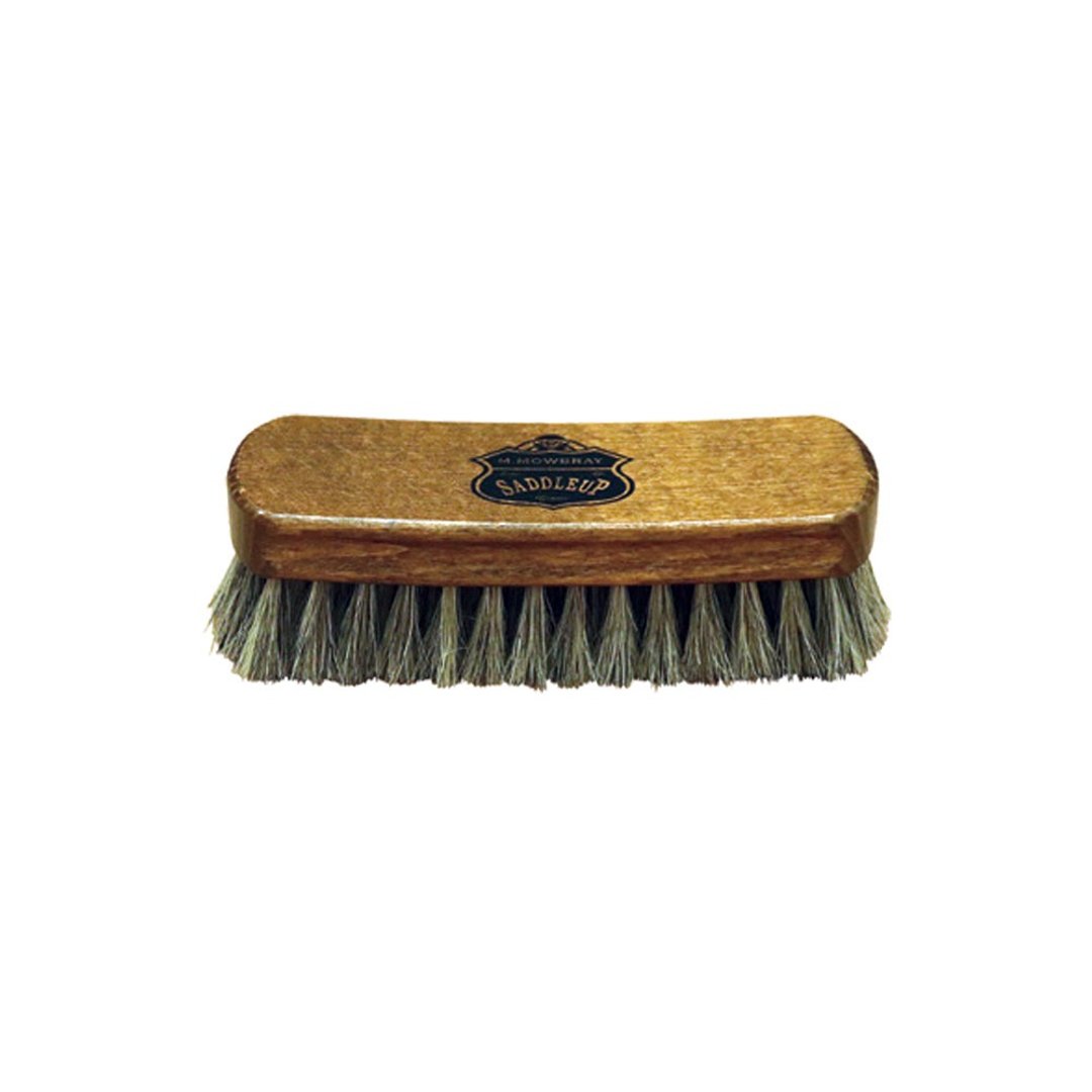 马鞍马毛刷-中 SaddleUp Horse Brush 皮衣沙发 除尘/抛光 德国制 - 衣物清洁 - 木头 咖啡色