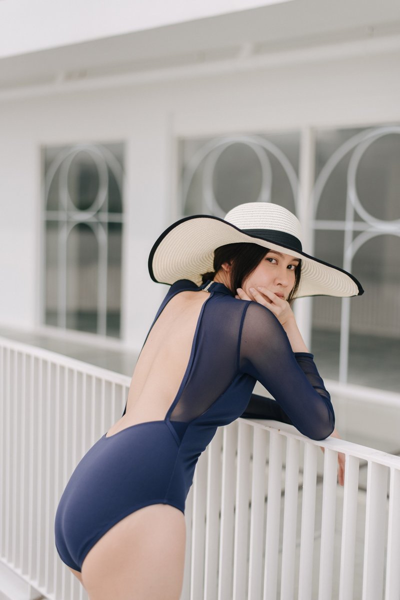 LADY M. - Navy / Swimwear - 女装泳衣/比基尼 - 其他材质 蓝色