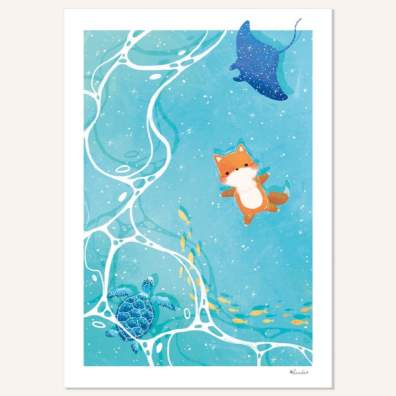 印刷装饰画 挂画 无框画【清凉海洋】 - 海报/装饰画/版画 - 纸 多色