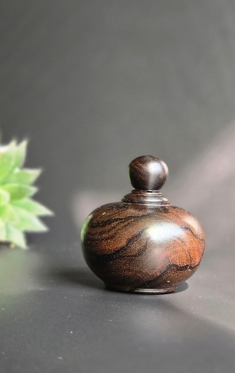 【墨西哥黑柿木小品聚宝盆】墨西哥黑柿木 开运招福/聚财摆饰 - 其他 - 木头 