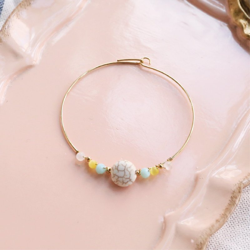 日本制手工饰物－苏打石串珠手镯 - 手链/手环 - 其他材质 银色