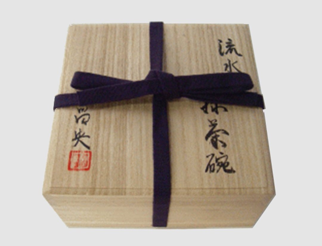 桐箱・抹茶茶碗用 - 碗 - 木头 卡其色