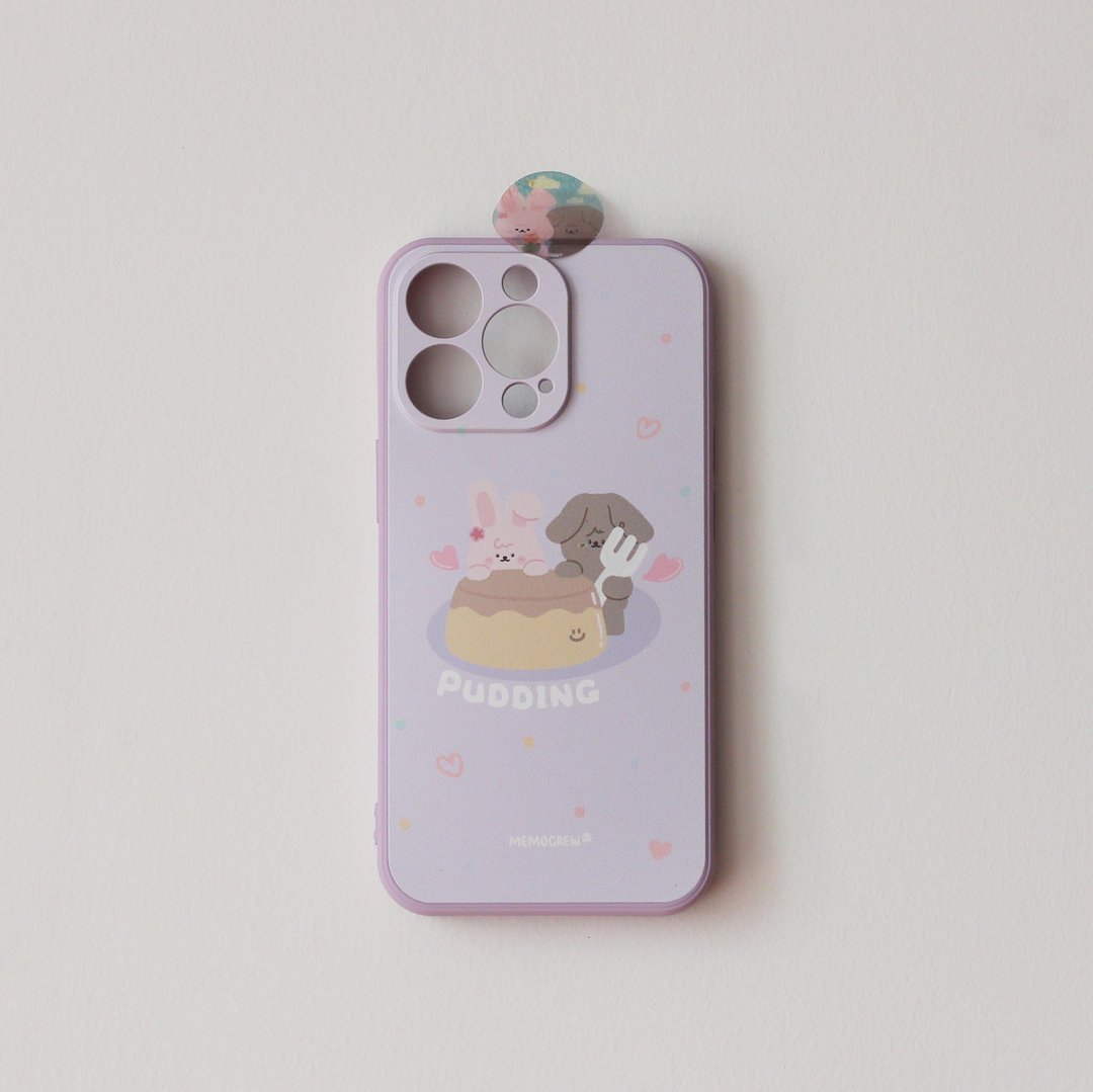 MOPPY&HABBY | 焦糖布丁 iPhone 手机壳 - 手机壳/手机套 - 硅胶 