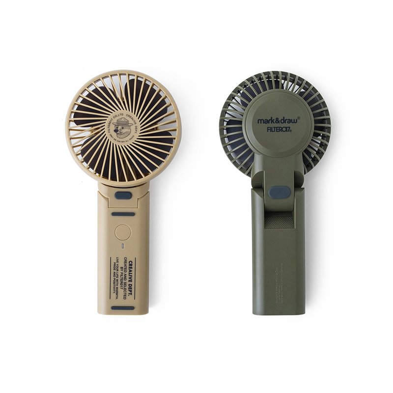 Filter017 x Mark&Draw 韩国联名多功能随行风扇 - 扇子 - 塑料 多色